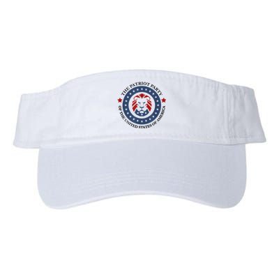 Patriot Party Lion United States 3rd Party Conservative Valucap Bio-Washed Visor