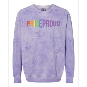 Pride Proud LGBT Colorblast Crewneck Sweatshirt