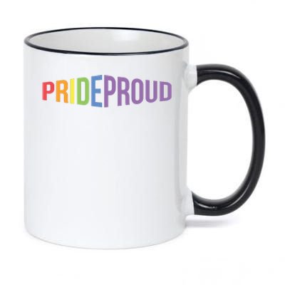 Pride Proud LGBT 11oz Black Color Changing Mug