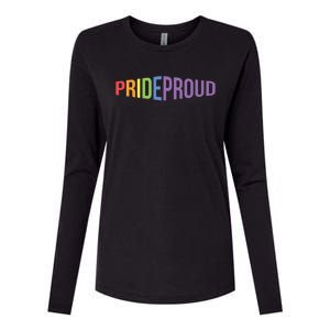 Pride Proud LGBT Womens Cotton Relaxed Long Sleeve T-Shirt