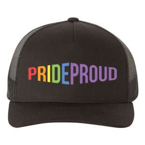 Pride Proud LGBT Yupoong Adult 5-Panel Trucker Hat