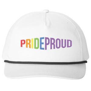 Pride Proud LGBT Snapback Five-Panel Rope Hat