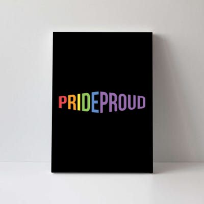 Pride Proud LGBT Canvas