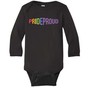 Pride Proud LGBT Baby Long Sleeve Bodysuit