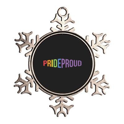 Pride Proud LGBT Metallic Star Ornament