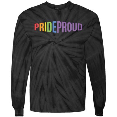 Pride Proud LGBT Tie-Dye Long Sleeve Shirt