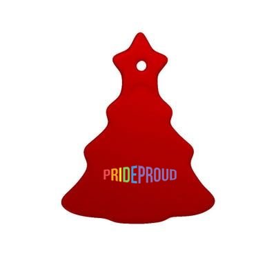 Pride Proud LGBT Ceramic Tree Ornament