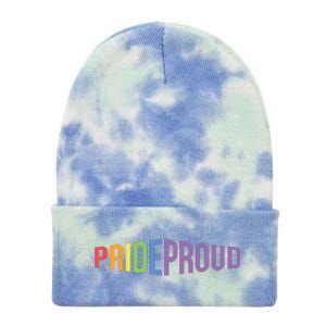 Pride Proud LGBT Tie Dye 12in Knit Beanie