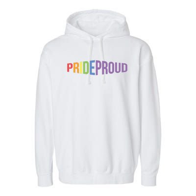 Pride Proud LGBT Garment-Dyed Fleece Hoodie