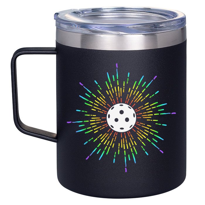 Pickleball, Pickleball Lover, Pickleball Player 12oz Stainless Steel Coffee Mug