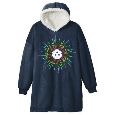 Pickleball, Pickleball Lover, Pickleball Player Hooded Wearable Blanket