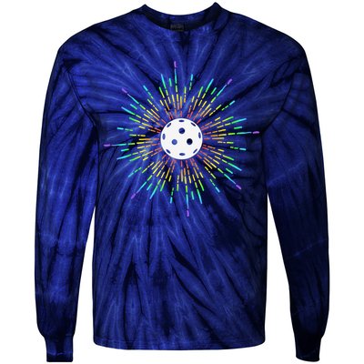 Pickleball, Pickleball Lover, Pickleball Player Tie-Dye Long Sleeve Shirt