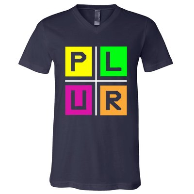 PLUR V-Neck T-Shirt