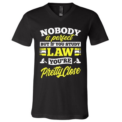 Paralegal Prosecutor Lawyer Law Student V-Neck T-Shirt