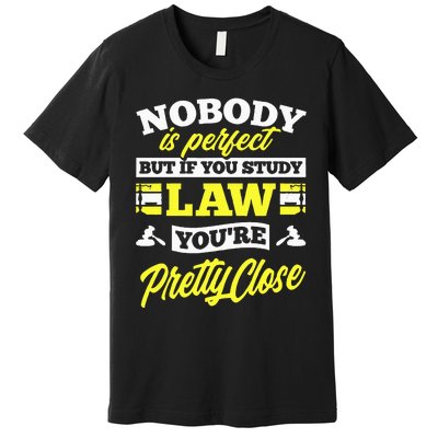 Paralegal Prosecutor Lawyer Law Student Premium T-Shirt