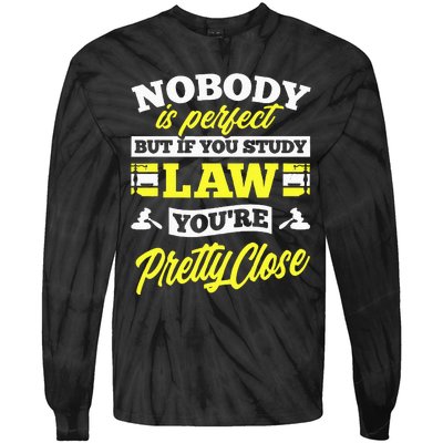 Paralegal Prosecutor Lawyer Law Student Tie-Dye Long Sleeve Shirt