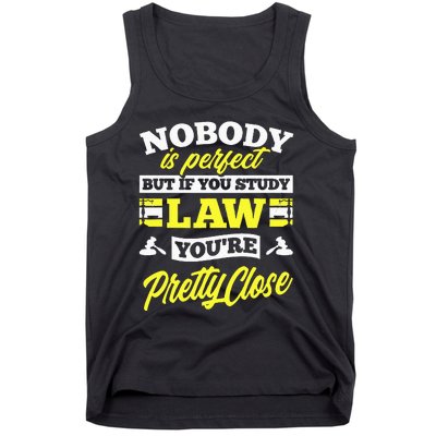 Paralegal Prosecutor Lawyer Law Student Tank Top