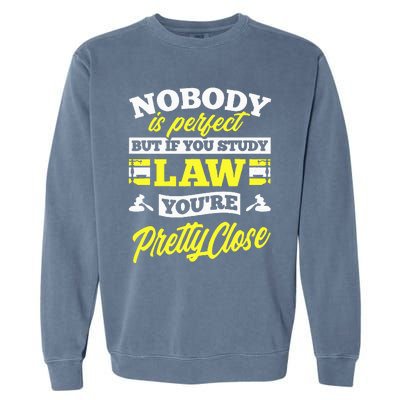 Paralegal Prosecutor Lawyer Law Student Garment-Dyed Sweatshirt