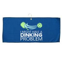 Pickleball, Pickleball Lover Tee, Funny Pickleball Large Microfiber Waffle Golf Towel