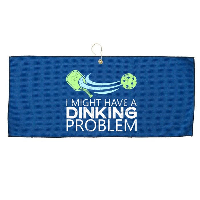 Pickleball, Pickleball Lover Tee, Funny Pickleball Large Microfiber Waffle Golf Towel