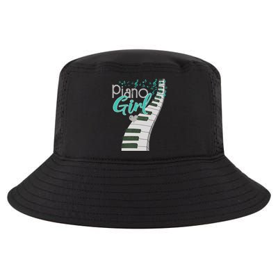 Piano Player Lover Kids Pianist Girls Piano Music Cool Comfort Performance Bucket Hat