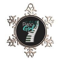 Piano Player Lover Kids Pianist Girls Piano Music Metallic Star Ornament