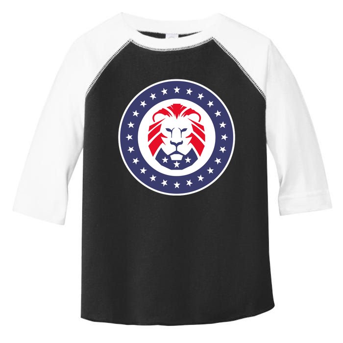 Patriot Party Lion Gift Toddler Fine Jersey T-Shirt