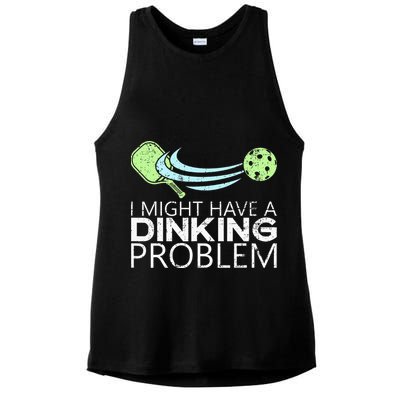 Pickleball Pickleball Lover Funny Pickleball Ladies PosiCharge Tri-Blend Wicking Tank