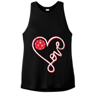 Pickleball Pickleball Lover Pickleball Player Ladies PosiCharge Tri-Blend Wicking Tank