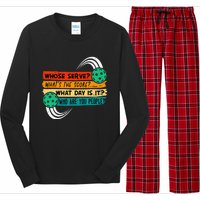 Pickleball Pickleball Lover Pickleball Player Long Sleeve Pajama Set