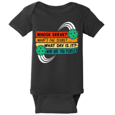 Pickleball Pickleball Lover Pickleball Player Baby Bodysuit