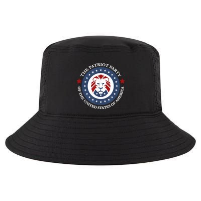 Patriot Party Lion United States 3rd Party Conservative Cool Comfort Performance Bucket Hat