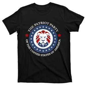 Patriot Party Lion United States 3rd Party Conservative T-Shirt