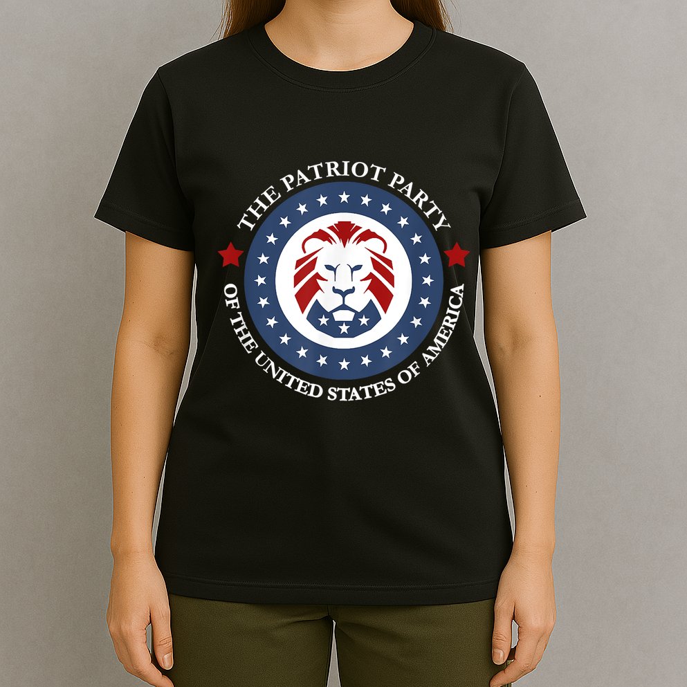 Patriot Party Lion United States 3rd Party Conservative T-Shirt