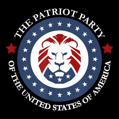Patriot Party Lion United States 3rd Party Conservative T-Shirt
