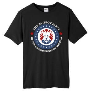 Patriot Party Lion United States 3rd Party Conservative Tall Fusion ChromaSoft Performance T-Shirt