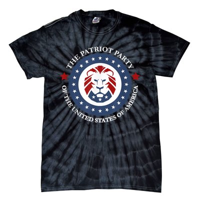 Patriot Party Lion United States 3rd Party Conservative Tie-Dye T-Shirt