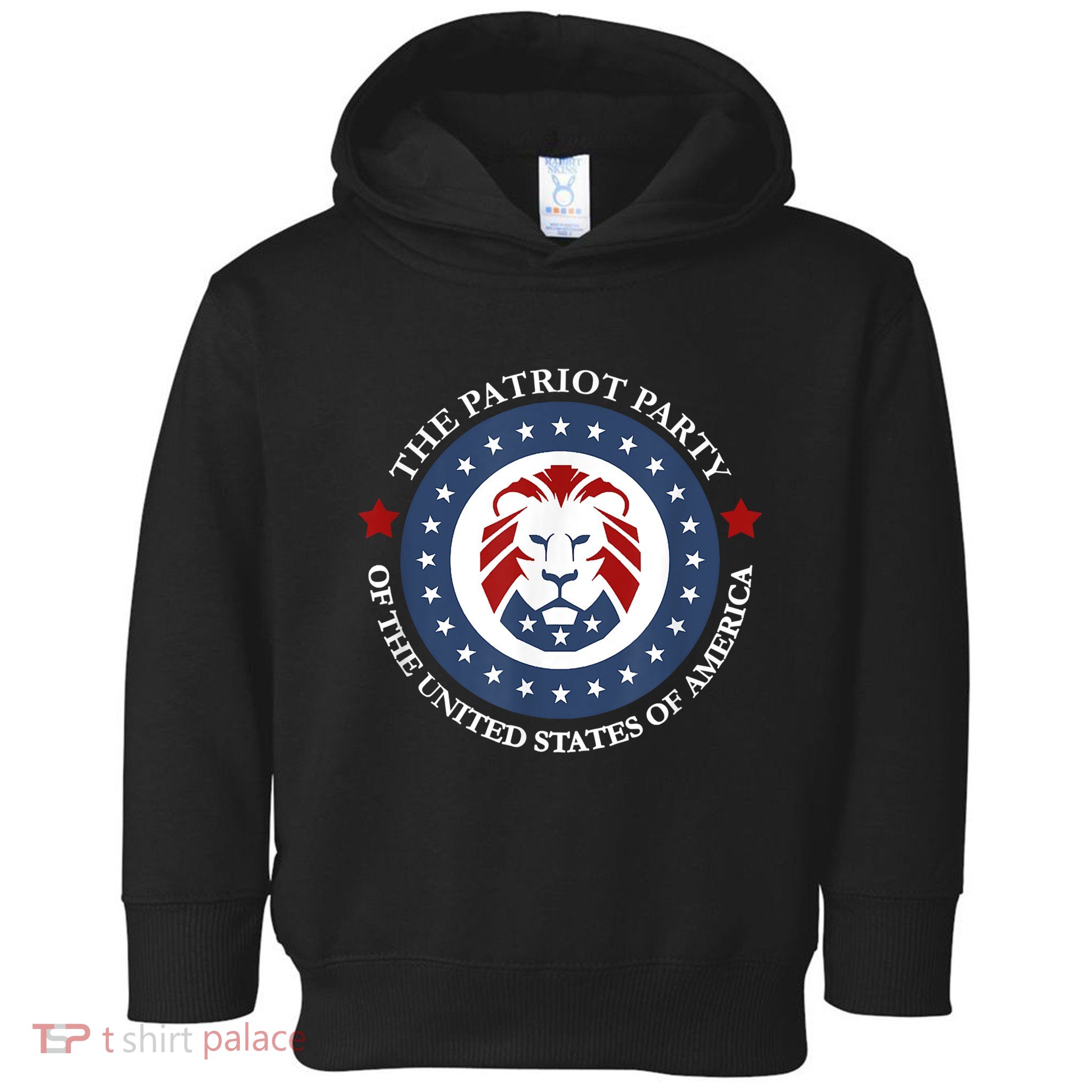 Patriot Party Lion United States 3rd Party Conservative Toddler Hoodie