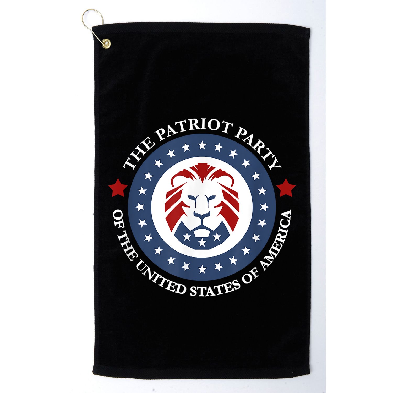 Patriot Party Lion United States 3rd Party Conservative Golf Towel
