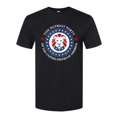 Patriot Party Lion United States 3rd Party Conservative Softstyle CVC T-Shirt