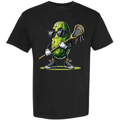 Pickle Playing Lacrosse Funny Sports Trendy For Garment-Dyed Heavyweight T-Shirt