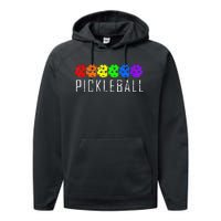 Pickleball Pickleball Lover Pickleball Player Performance Fleece Hoodie