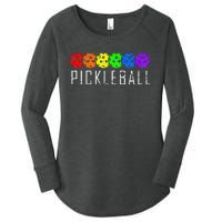 Pickleball Pickleball Lover Pickleball Player Women's Perfect Tri Tunic Long Sleeve Shirt