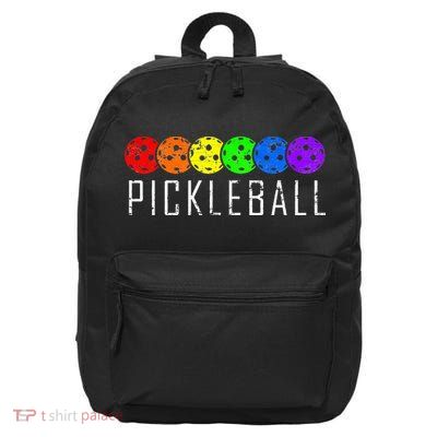 Pickleball Pickleball Lover Pickleball Player 16 in Basic Backpack