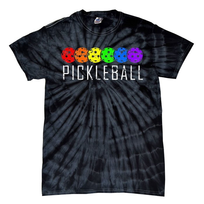 Pickleball Pickleball Lover Pickleball Player Tie-Dye T-Shirt