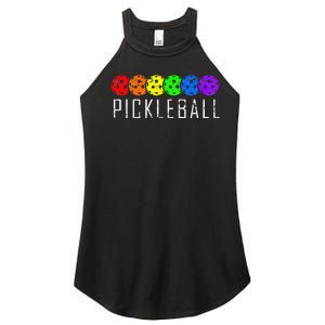 Pickleball Pickleball Lover Pickleball Player Women's Perfect Tri Rocker Tank