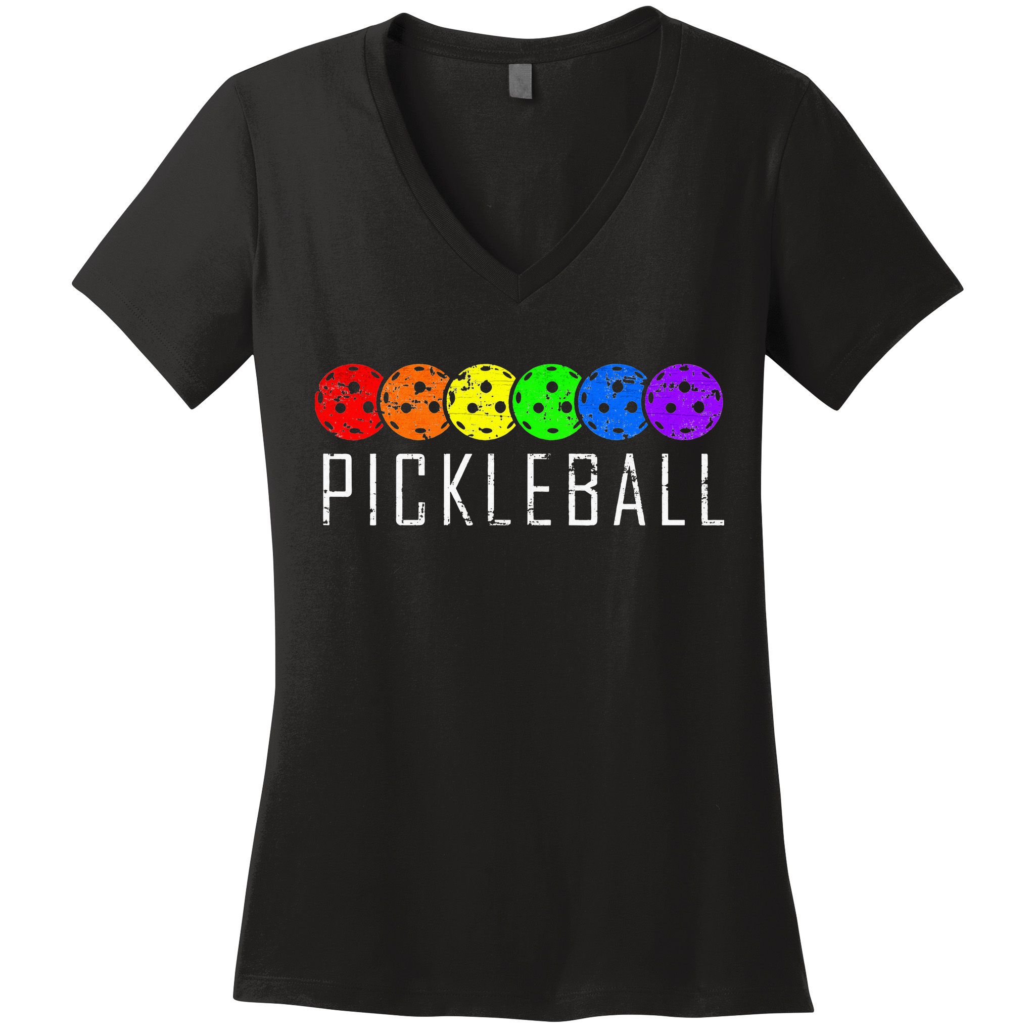 Pickleball Pickleball Lover Pickleball Player Women's V-Neck T-Shirt