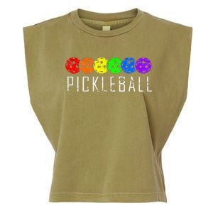 Pickleball Pickleball Lover Pickleball Player Garment-Dyed Women's Muscle Tee