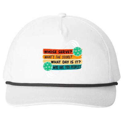 Pickleball, Pickleball Lover Tee, Pickleball Player Snapback Five-Panel Rope Hat