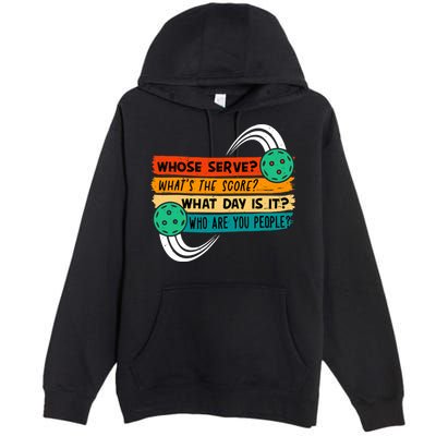Pickleball, Pickleball Lover Tee, Pickleball Player Premium Pullover Hoodie